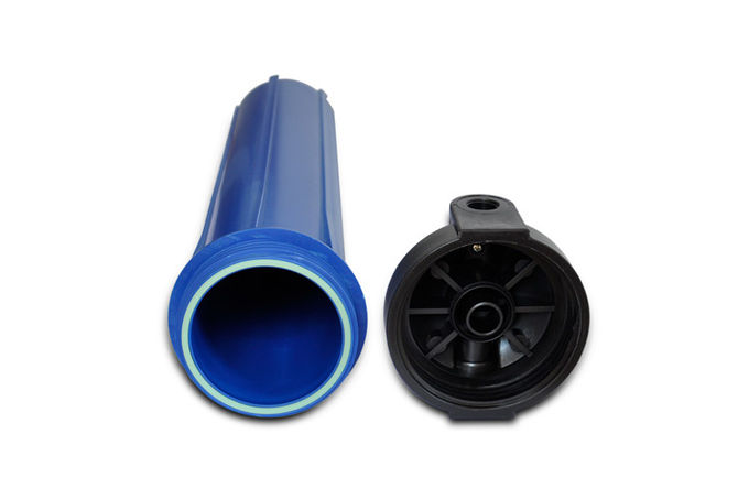 Облегченный голубой корпус фильтра, пластиковое снабжение жилищем водяного фильтра для РО фильтрации Пре