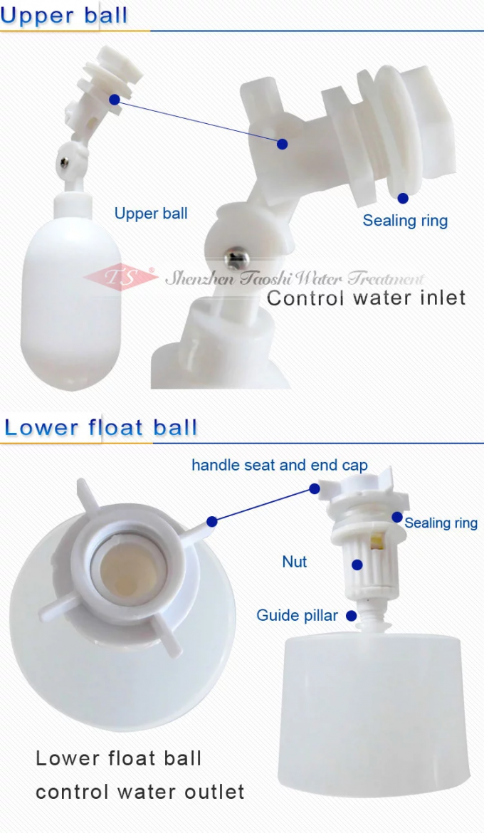 коррозионная устойчивость шарикового клапана поплавка фильтра бака минеральной воды веса 30г
